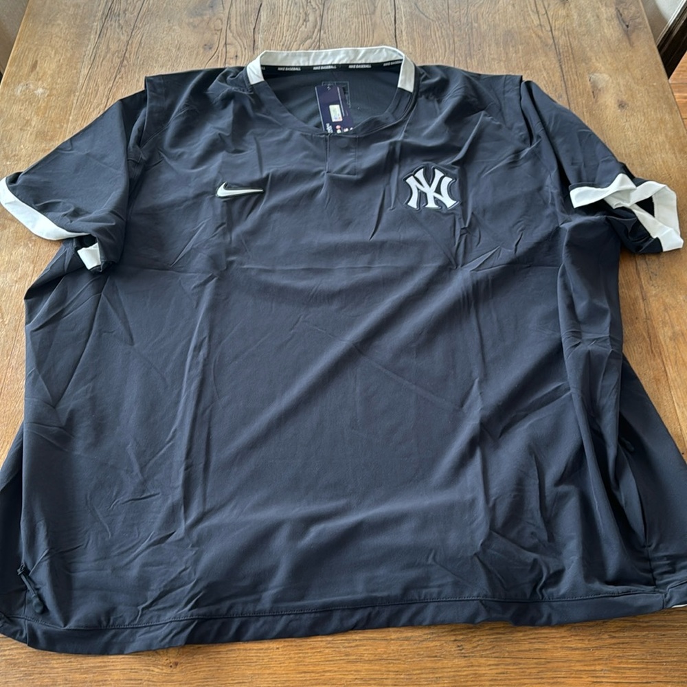 NY Yankees Baseball Short Sleeve Windbreaker / Jacket 4XL